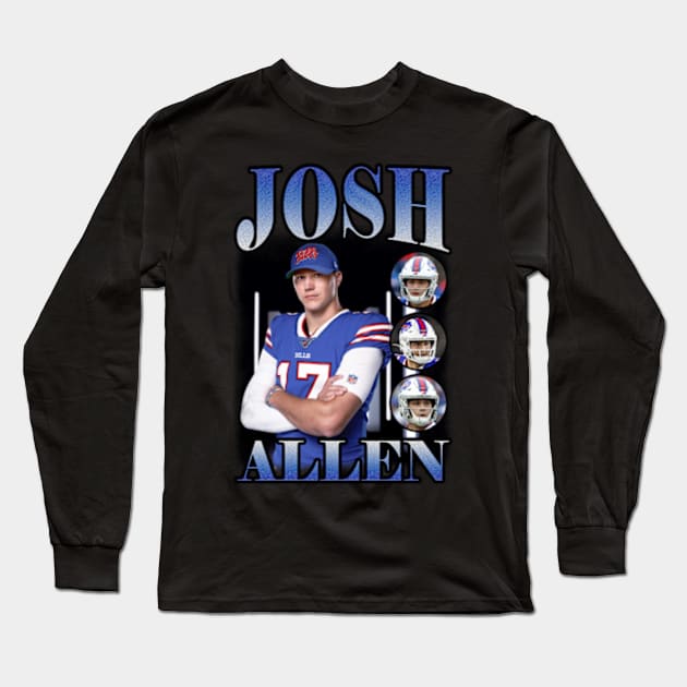 BOOTLEG JOSH ALLEN VOL 4 Long Sleeve T-Shirt by hackercyberattackactivity